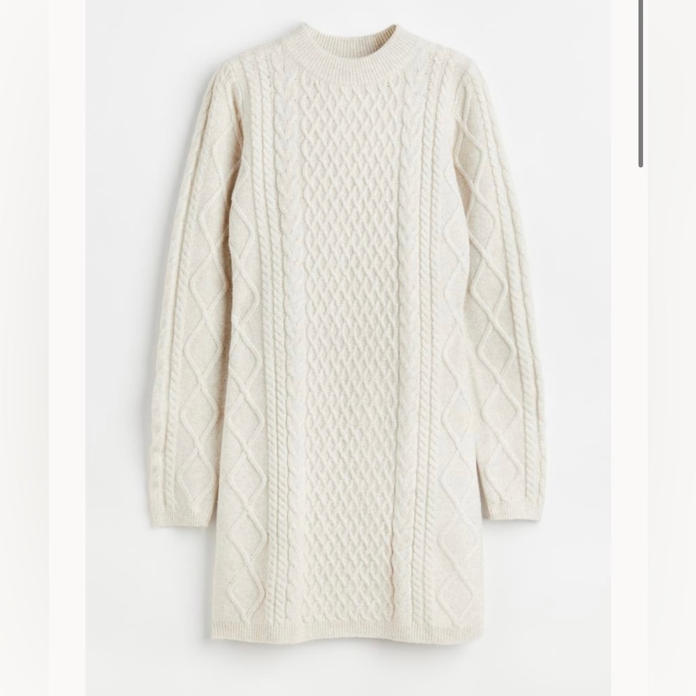 NW H&M Cable-knit dress